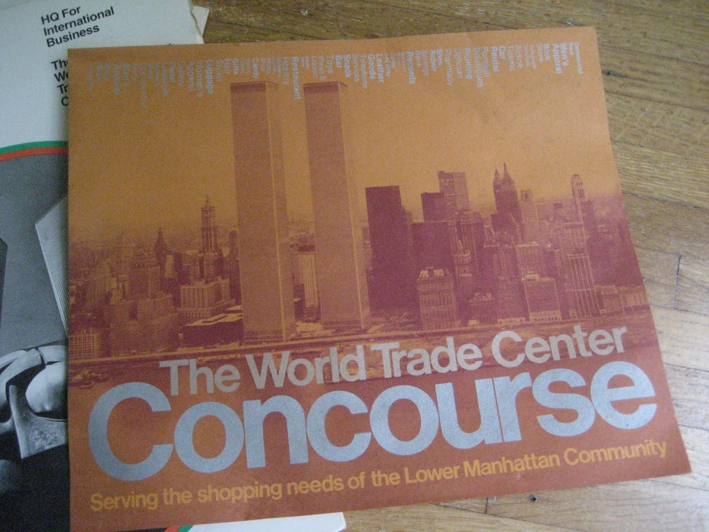 The World Trade Center concourseConcourse, brochure circa 1976