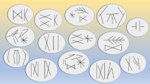 scarab hieroglyphs cabochons